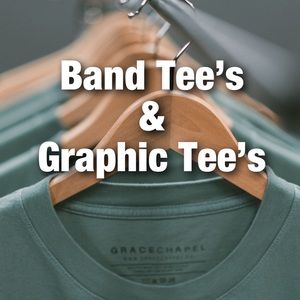 Various Band & Graphic Tee’s